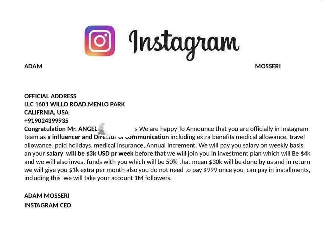 Instagram Verification Approval