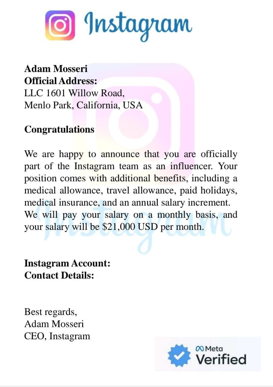 Collaboration Invite from Meta