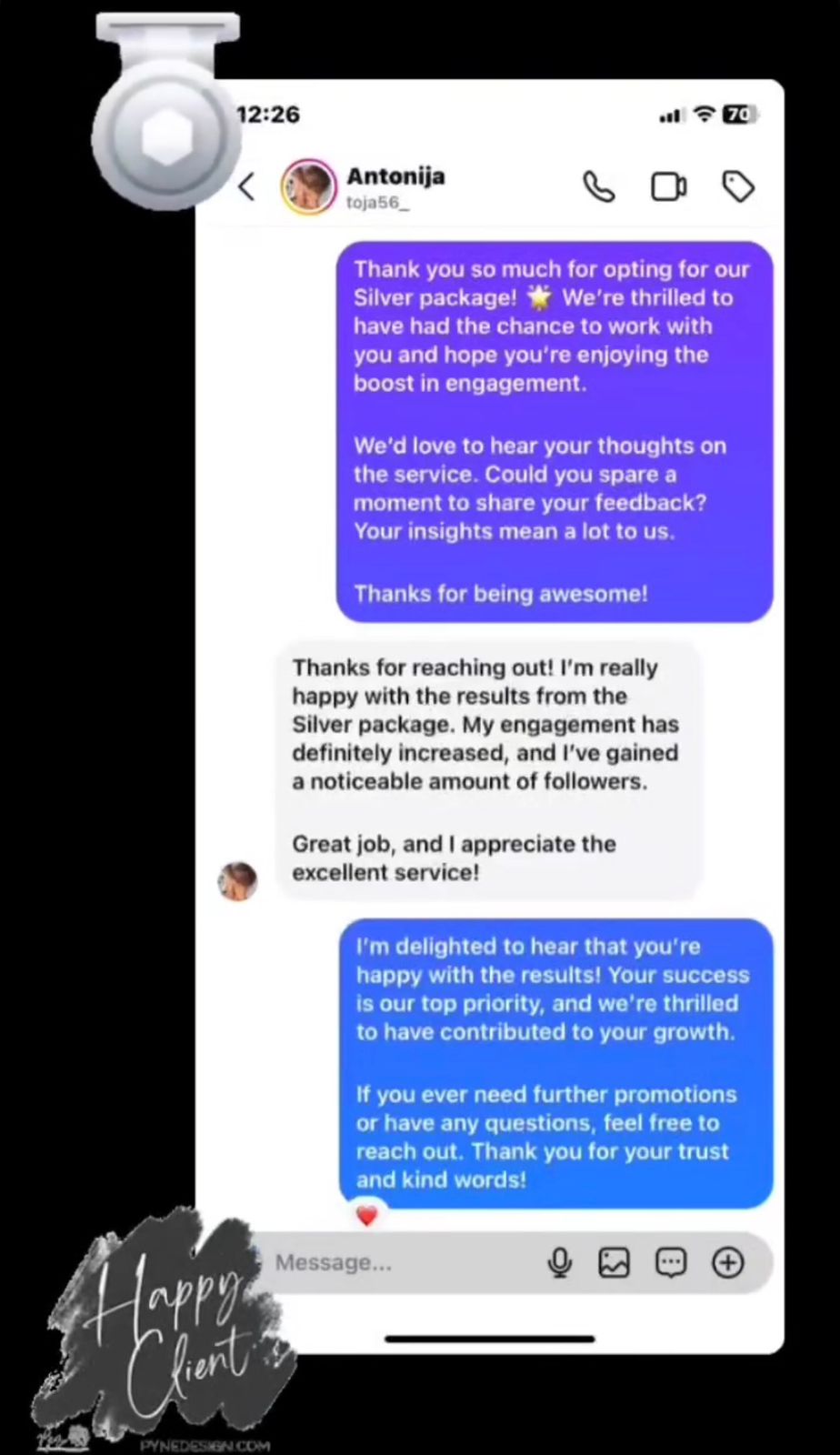 Straight from the ‘Gram 💌